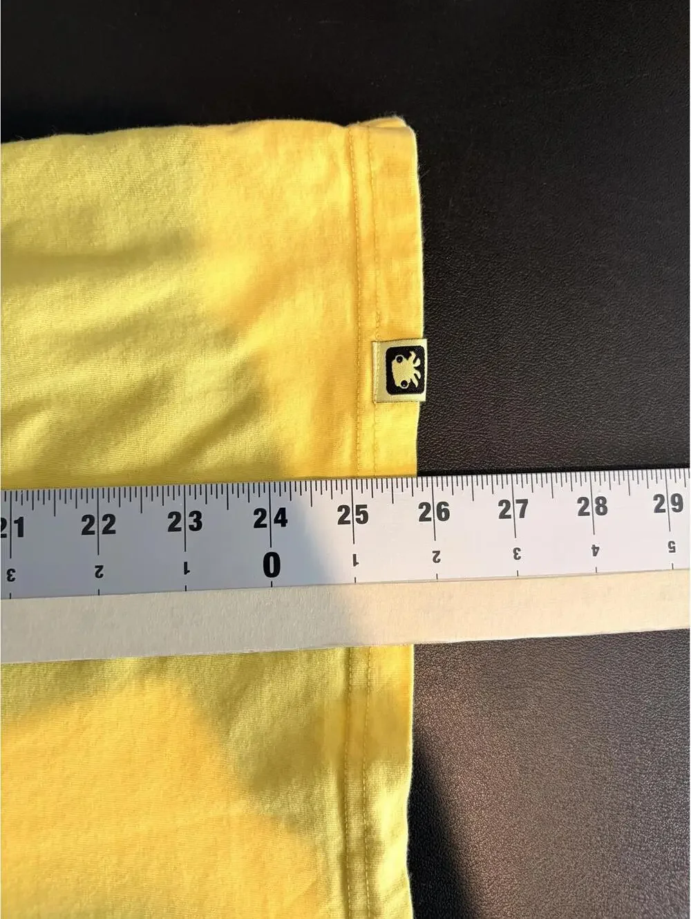 Yellow Graphic Brick Print T-Shirt Casual Streetwear‎ Large